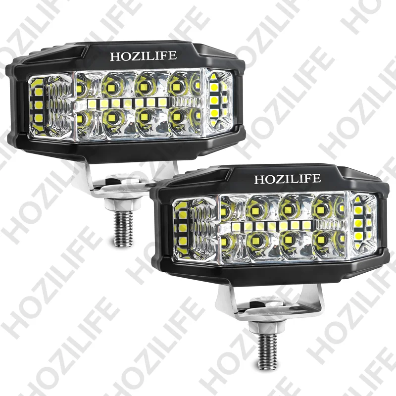 3 Inch LED Pods, 2PCS 40W 12V Flood Spot Ditch Lights Offroad Driving Fog LED Work Light for Truck ATV UTV Motorcycle